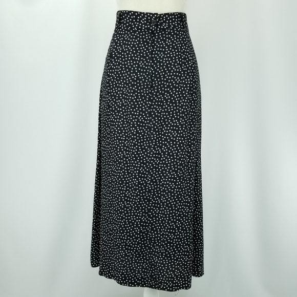 80s Vintage Diane Richard Acetate Rayon Skirt w/Pockets 14 - Picture 3 of 8